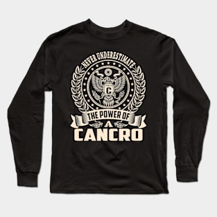 CANCRO Long Sleeve T-Shirt